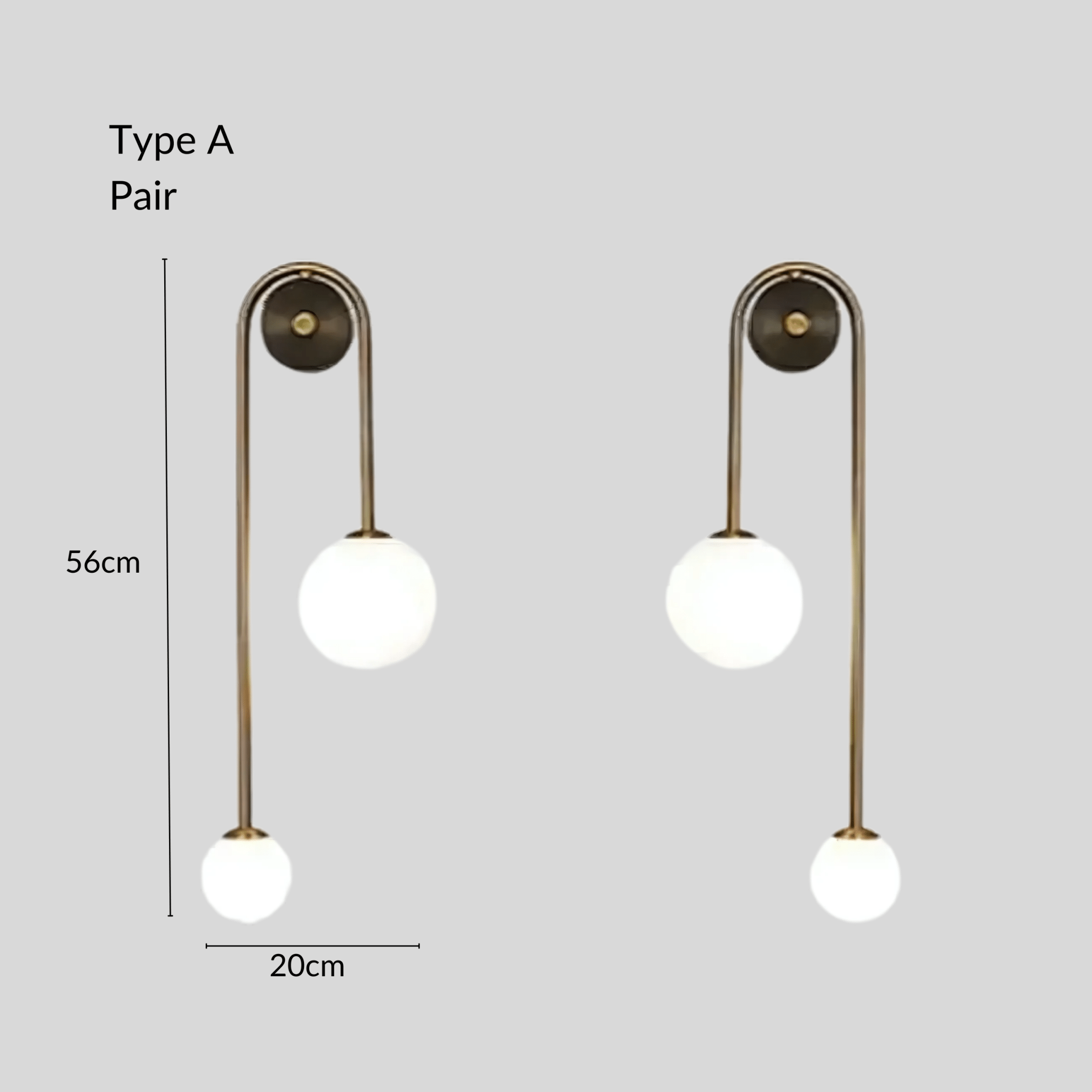 LuminaBrass | Elegant Sculptural Minimalist Wall Light Fixture 13