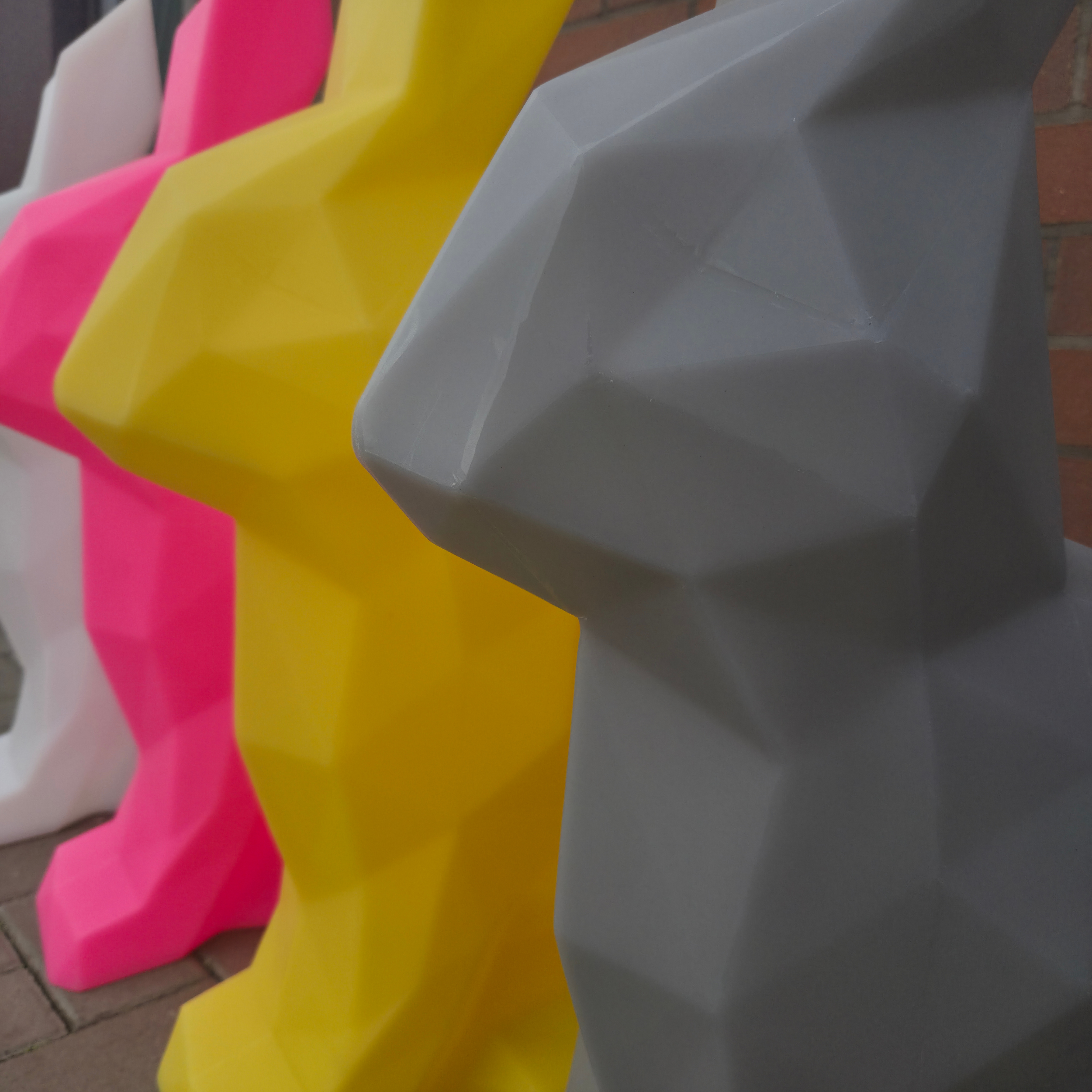LuminaraBunny | Customizable Colorful LED Garden Statue Ornaments 3