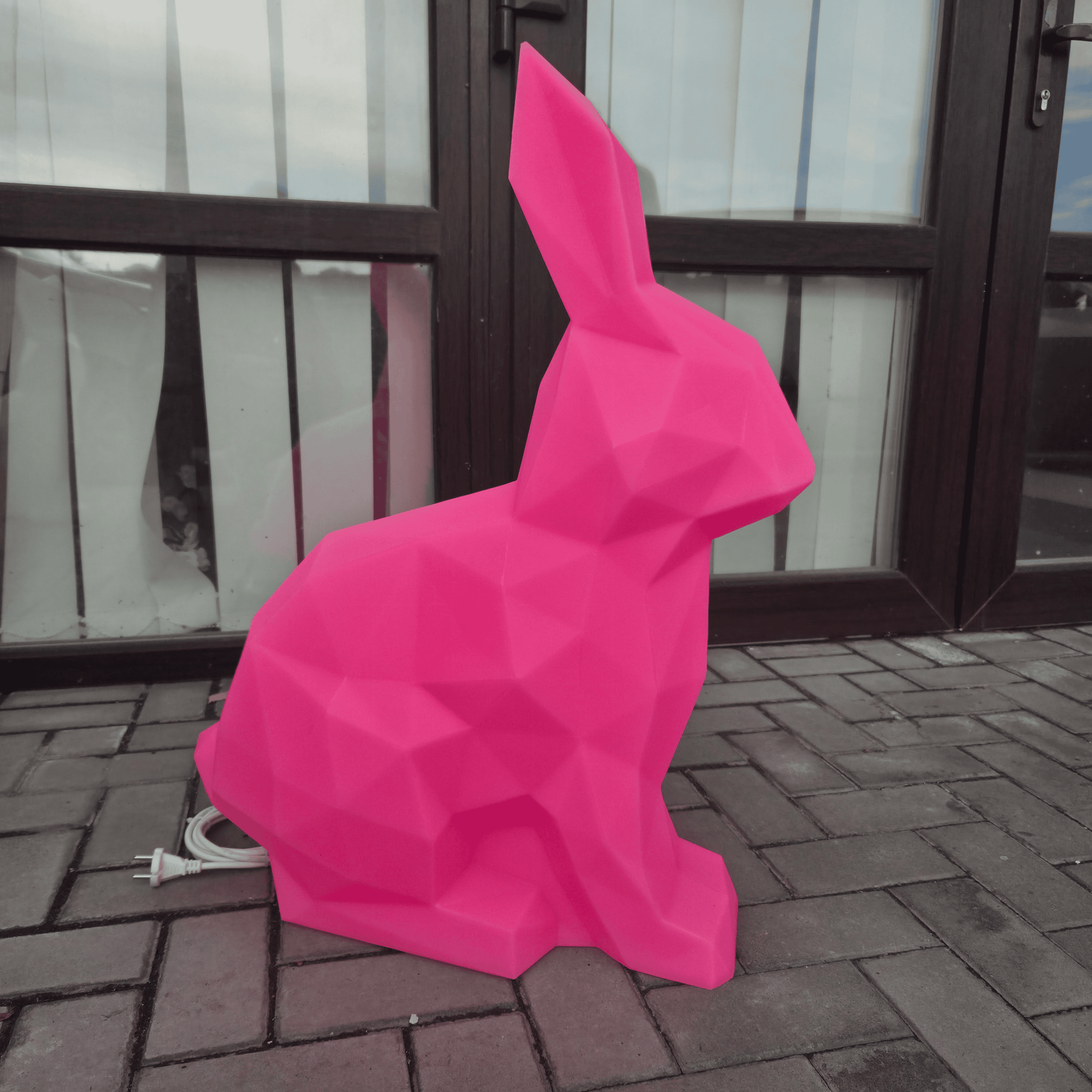 LuminaraBunny | Customizable Colorful LED Garden Statue Ornaments 8