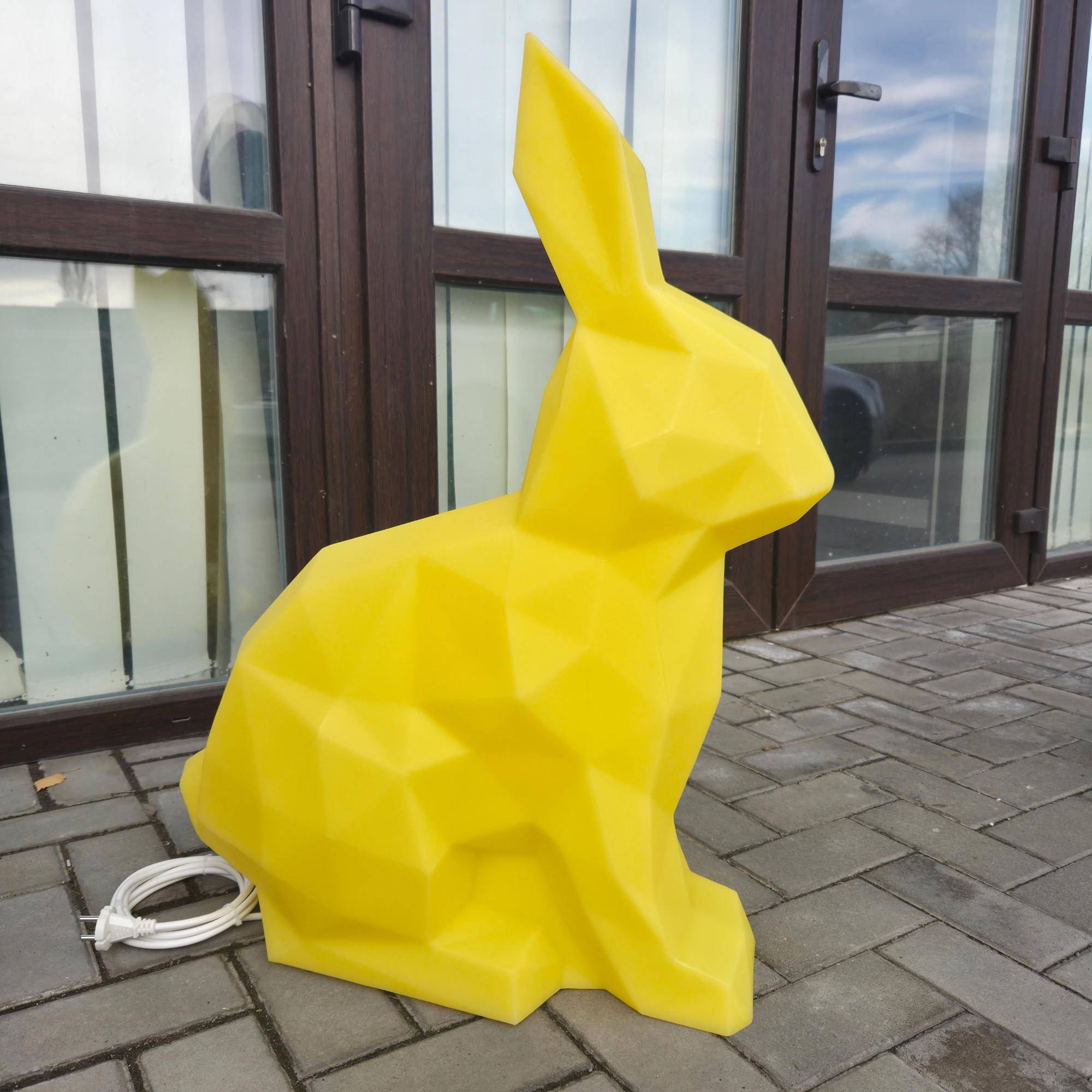 LuminaraBunny | Customizable Colorful LED Garden Statue Ornaments 9