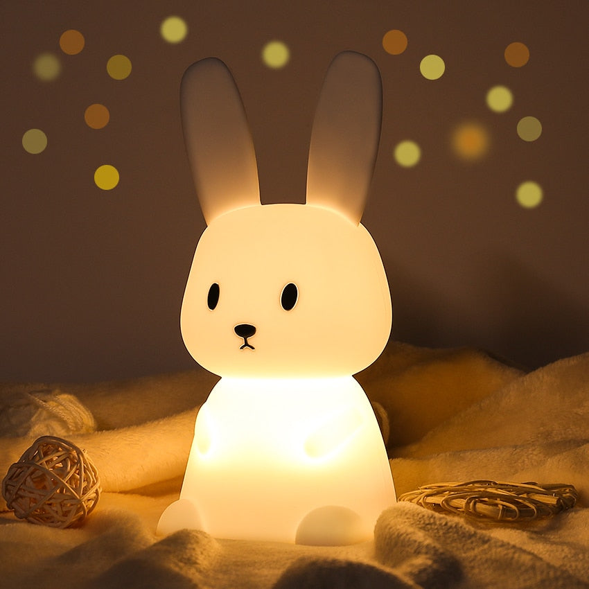 LuminaraGlow | Charming Touch LED Night Light Wall Clock for Kids 1