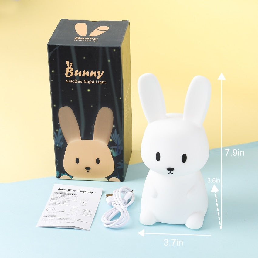 LuminaraGlow | Charming Touch LED Night Light Wall Clock for Kids 5