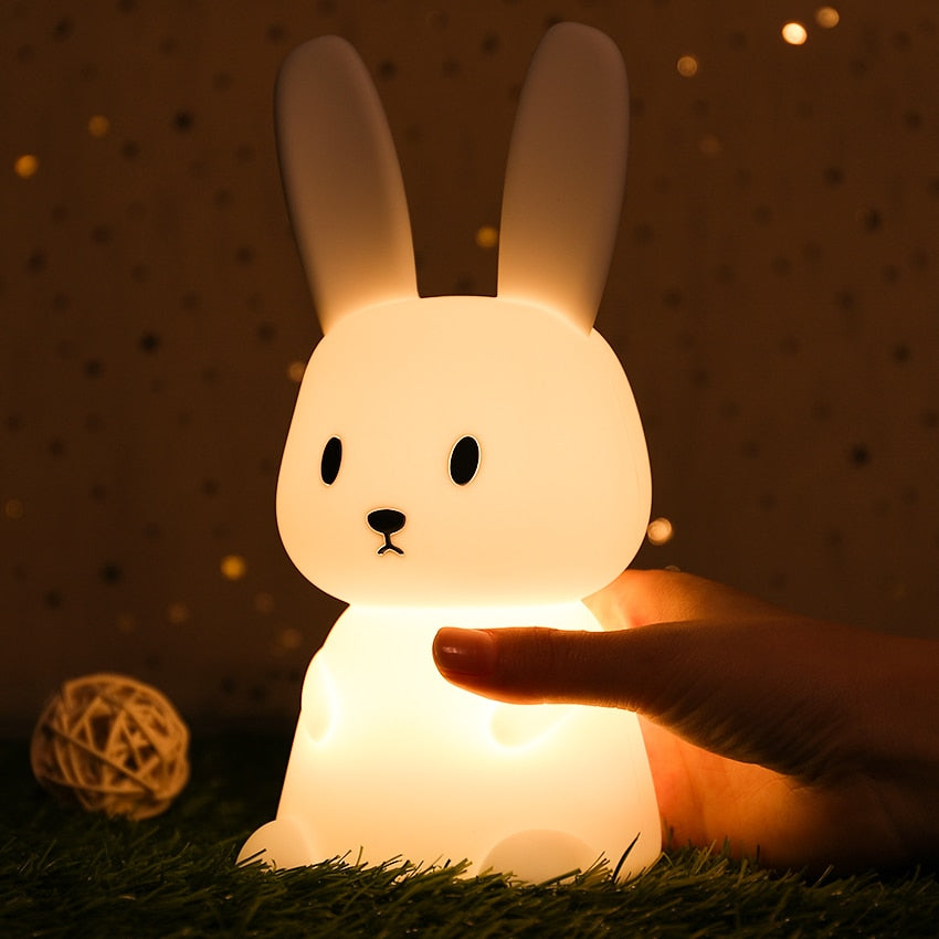 LuminaraGlow | Charming Touch LED Night Light Wall Clock for Kids 6
