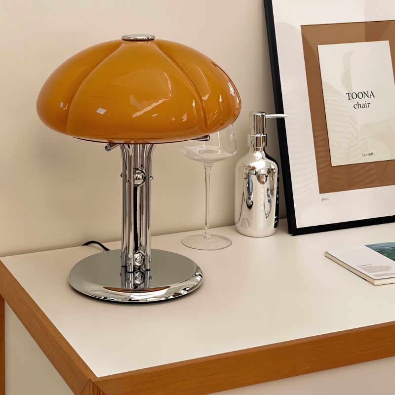 LuminaraGlow | Elegant Mid-Century Modern Table Lamp for Bedside or Desk 2