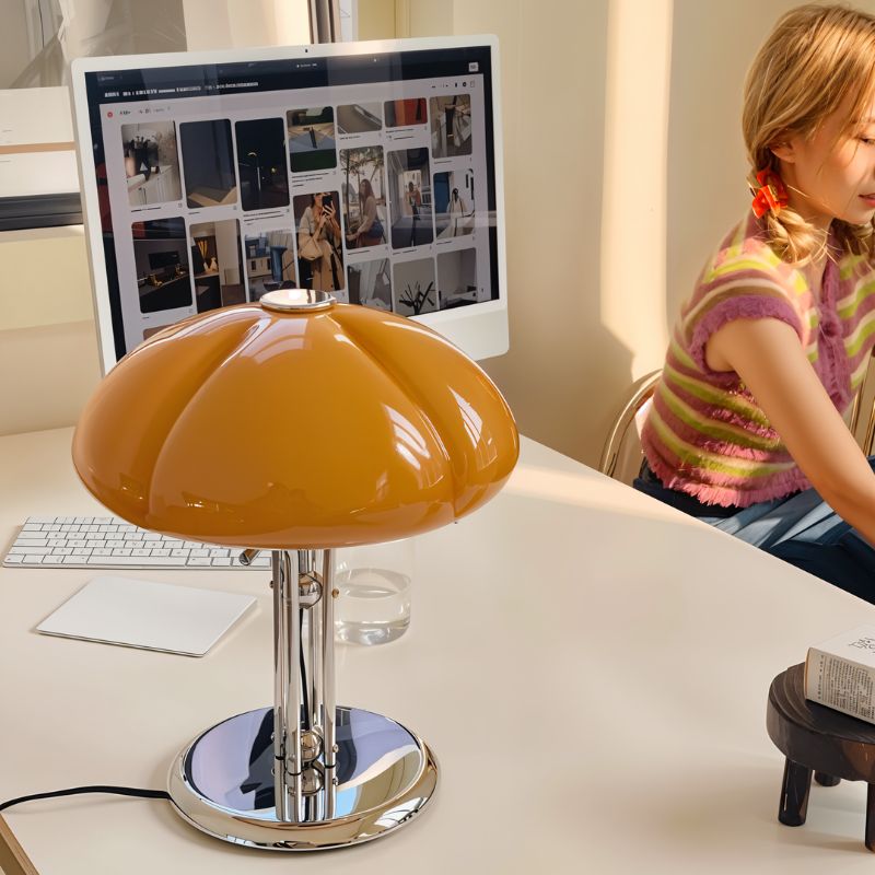 LuminaraGlow | Elegant Mid-Century Modern Table Lamp for Bedside or Desk 3