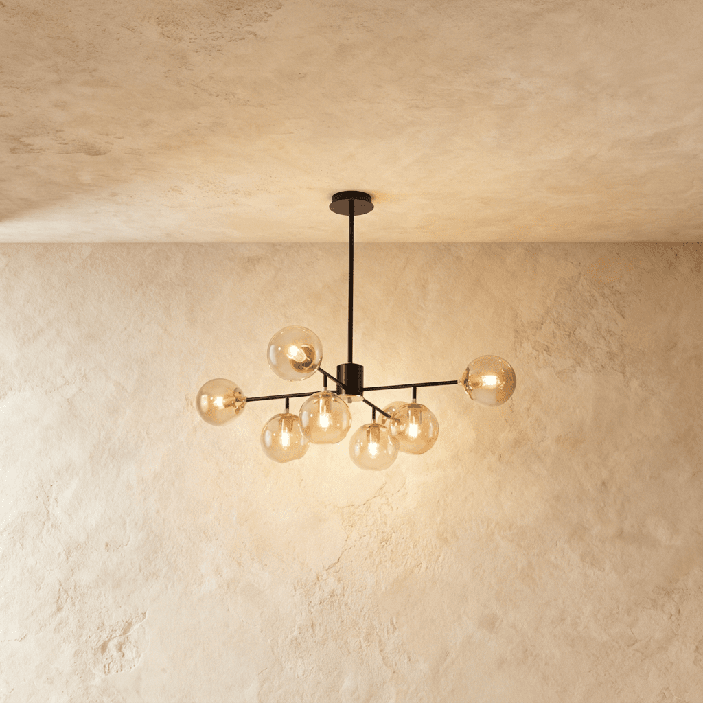 Freyza - LuminaraGlow | Elegant Modern Iron Glass Dining Room Chandelier Light
