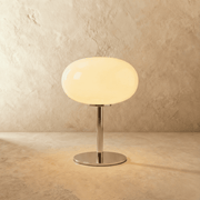 LuminaraGlow | Elegant Retro Glass Table Lamp for Bedroom or Desk 0