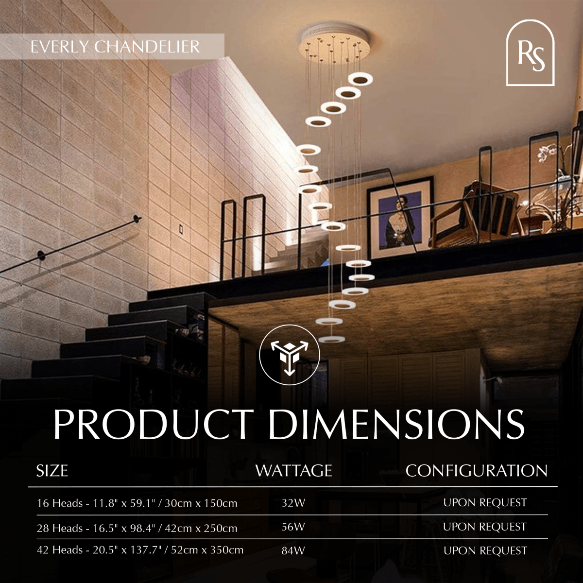 Freyza - LuminaraLight | Elegant Modern LED Dining Room Chandelier with Adjustable Height
