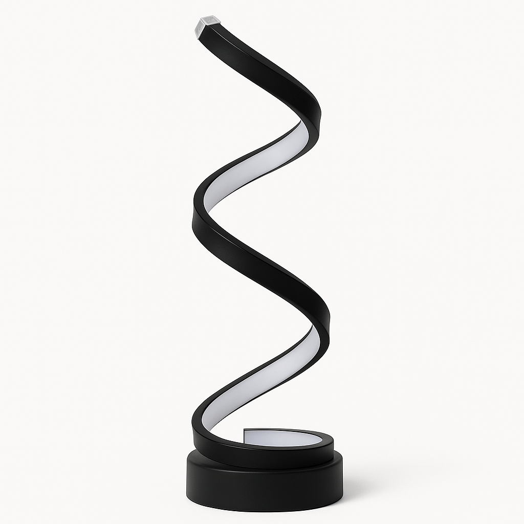 LuminaraWave | Elegant Minimalist Table Lamp for Living Room Ambiance 1