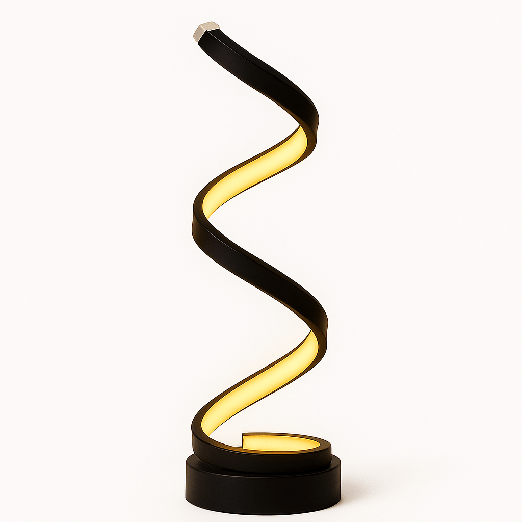 LuminaraWave | Elegant Minimalist Table Lamp for Living Room Ambiance 2