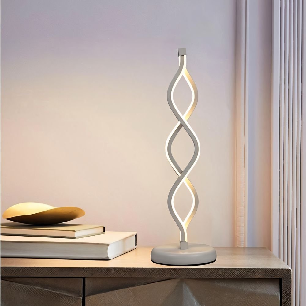 LuminaraWave | Elegant Minimalist Table Lamp for Living Room Ambiance 4