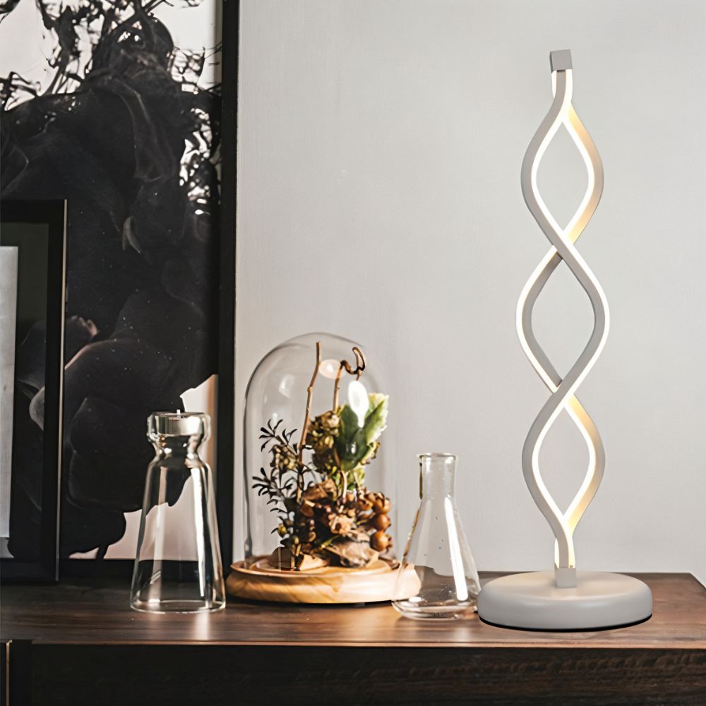 LuminaraWave | Elegant Minimalist Table Lamp for Living Room Ambiance 5