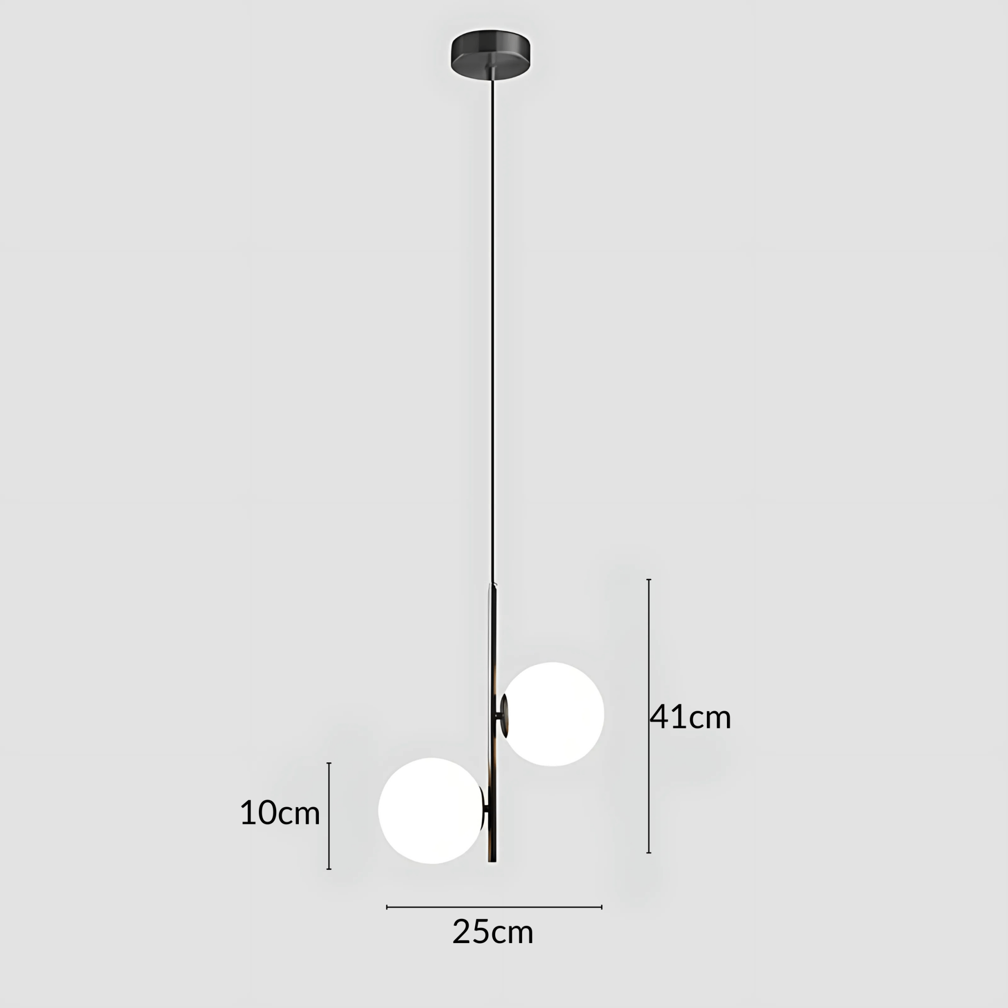 Freyza - Luminara | Elegant Black Pendant Light for Kitchen Island Lighting