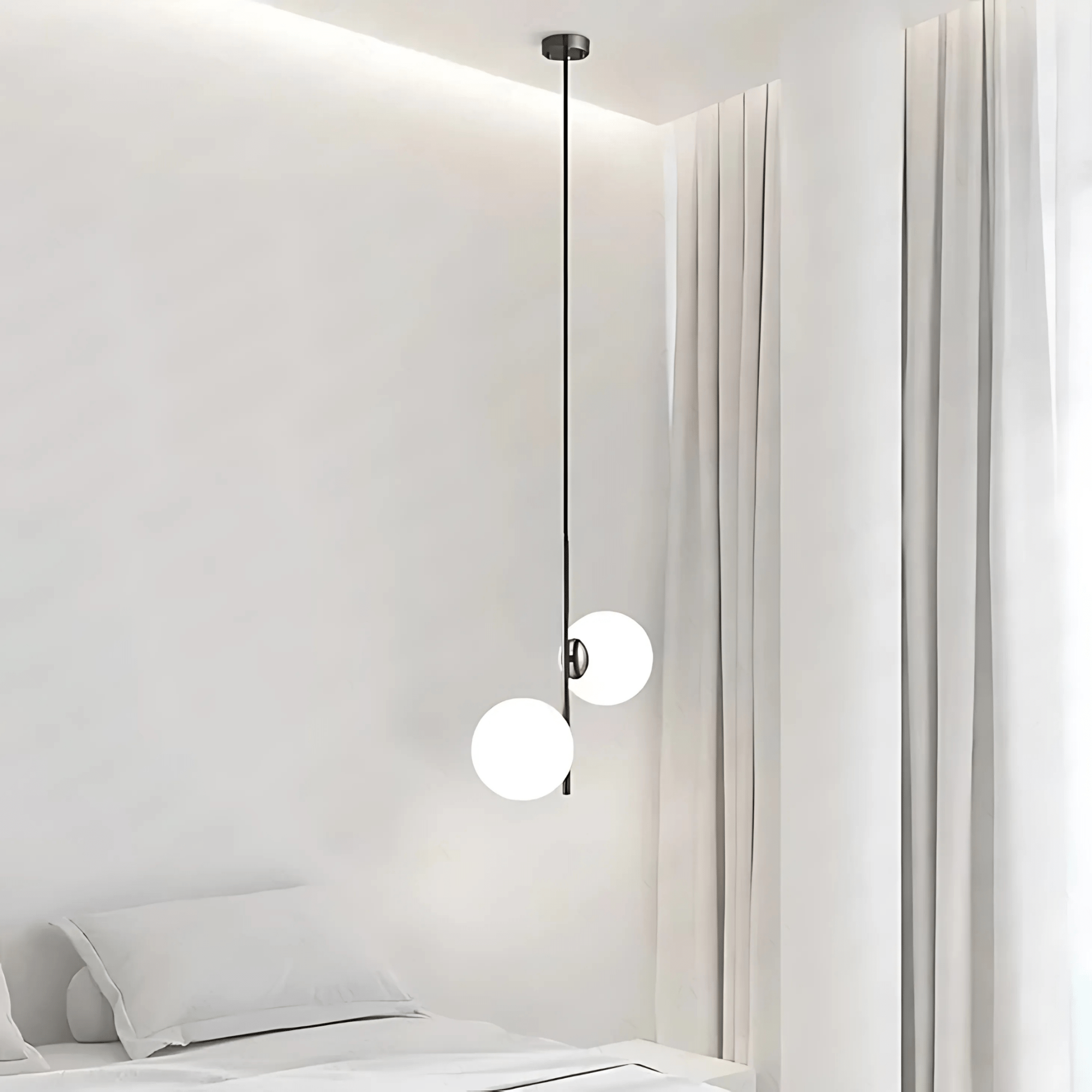 Freyza - Luminara | Elegant Black Pendant Light for Kitchen Island Lighting