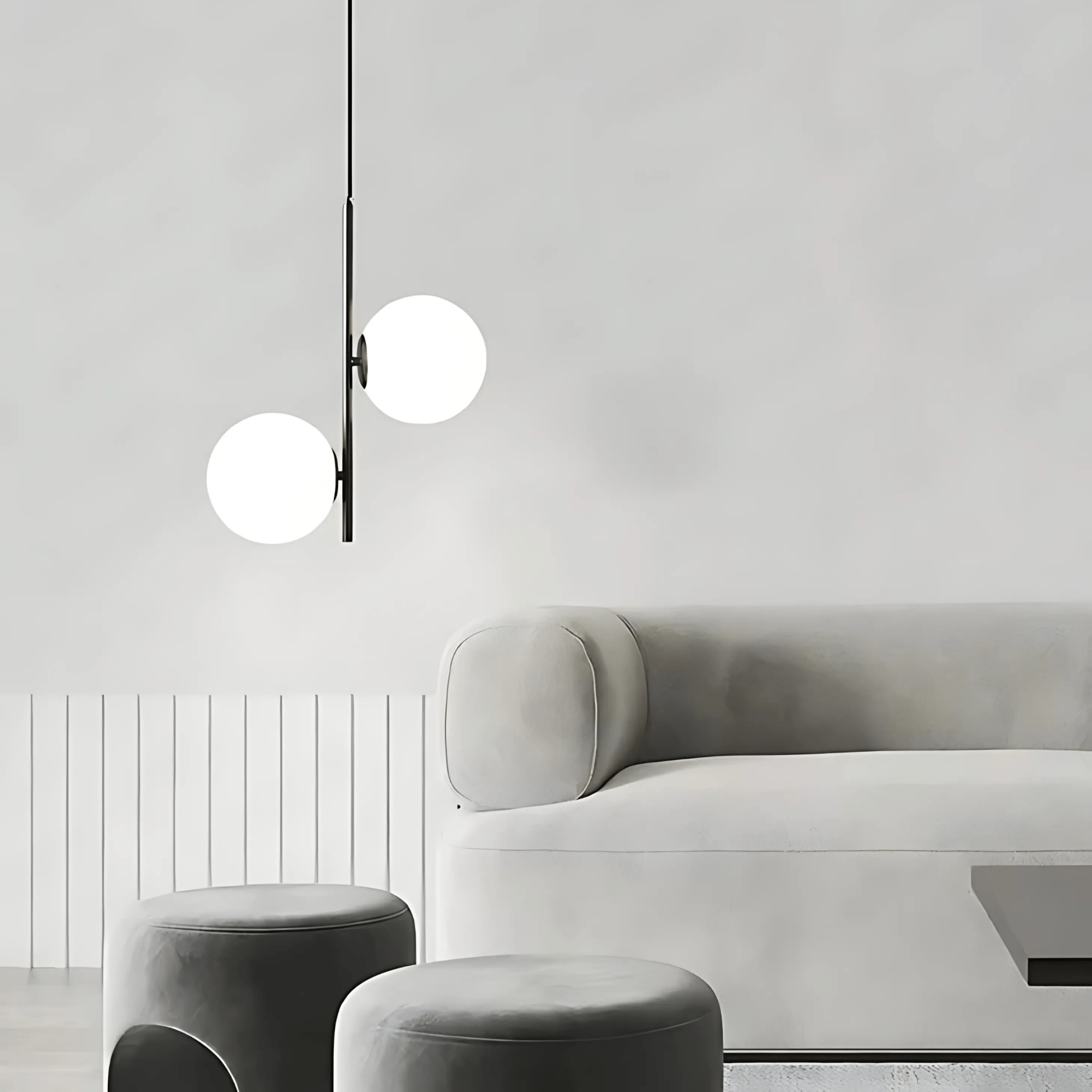 Freyza - Luminara | Elegant Black Pendant Light for Kitchen Island Lighting