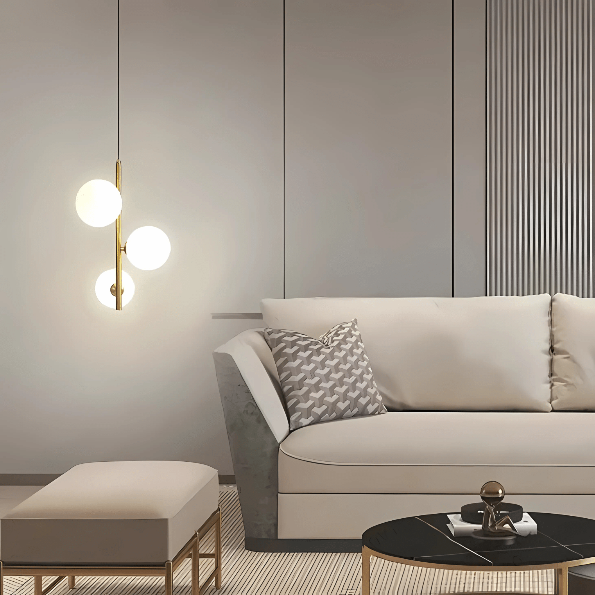 Freyza - Luminara | Elegant Black Pendant Light for Kitchen Island Lighting