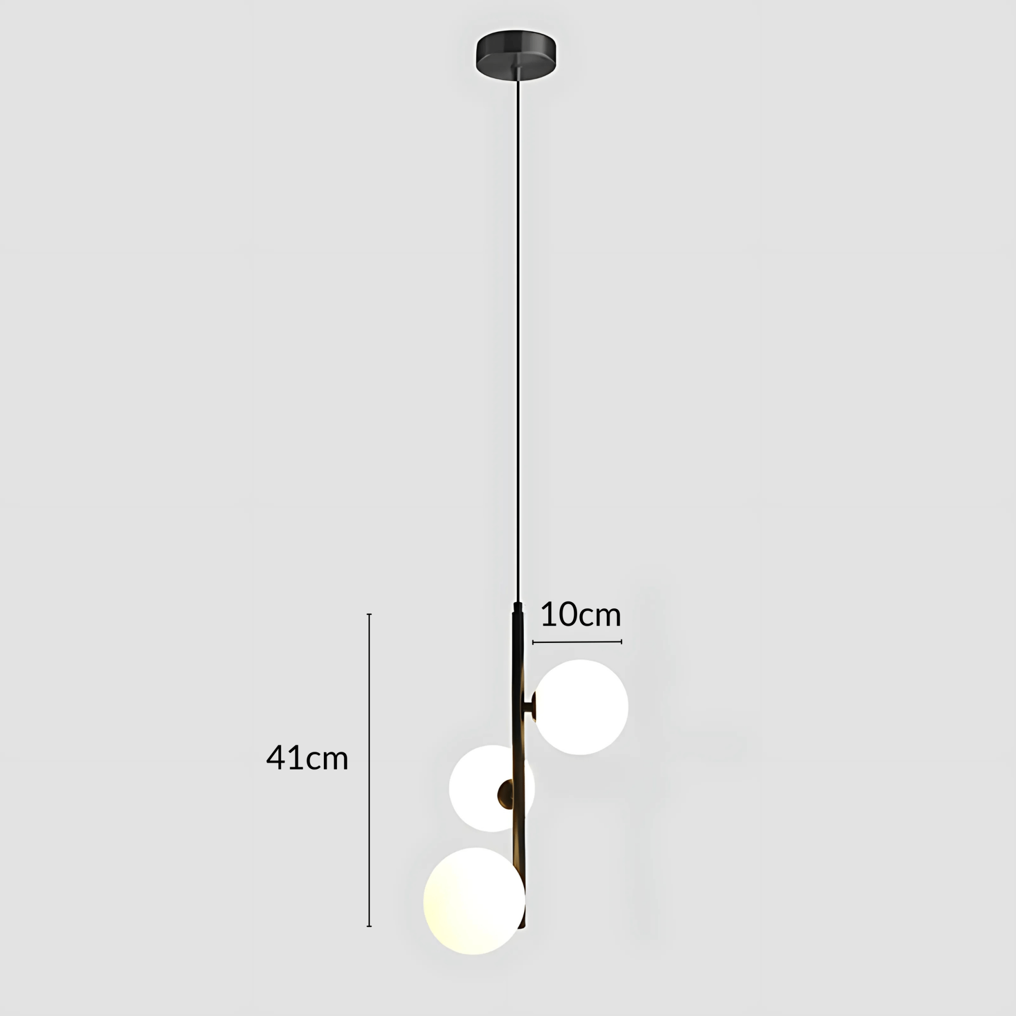 Freyza - Luminara | Elegant Black Pendant Light for Kitchen Island Lighting