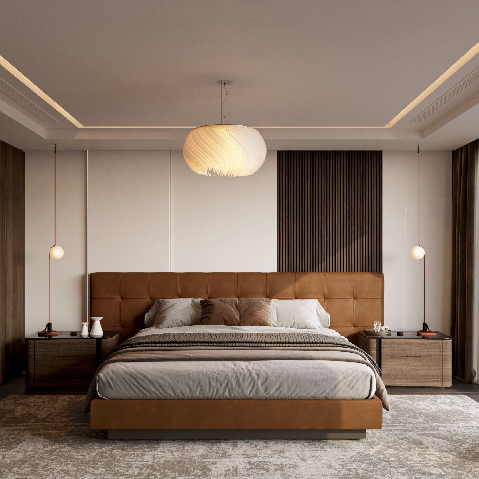 Freyza - Luminara | Elegant Contemporary Acrylic Pendant Chandelier