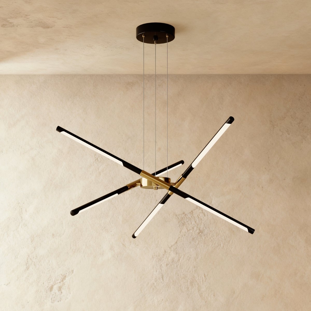 Freyza - Luminara | Elegant Contemporary Gold Finish Chandelier Lighting