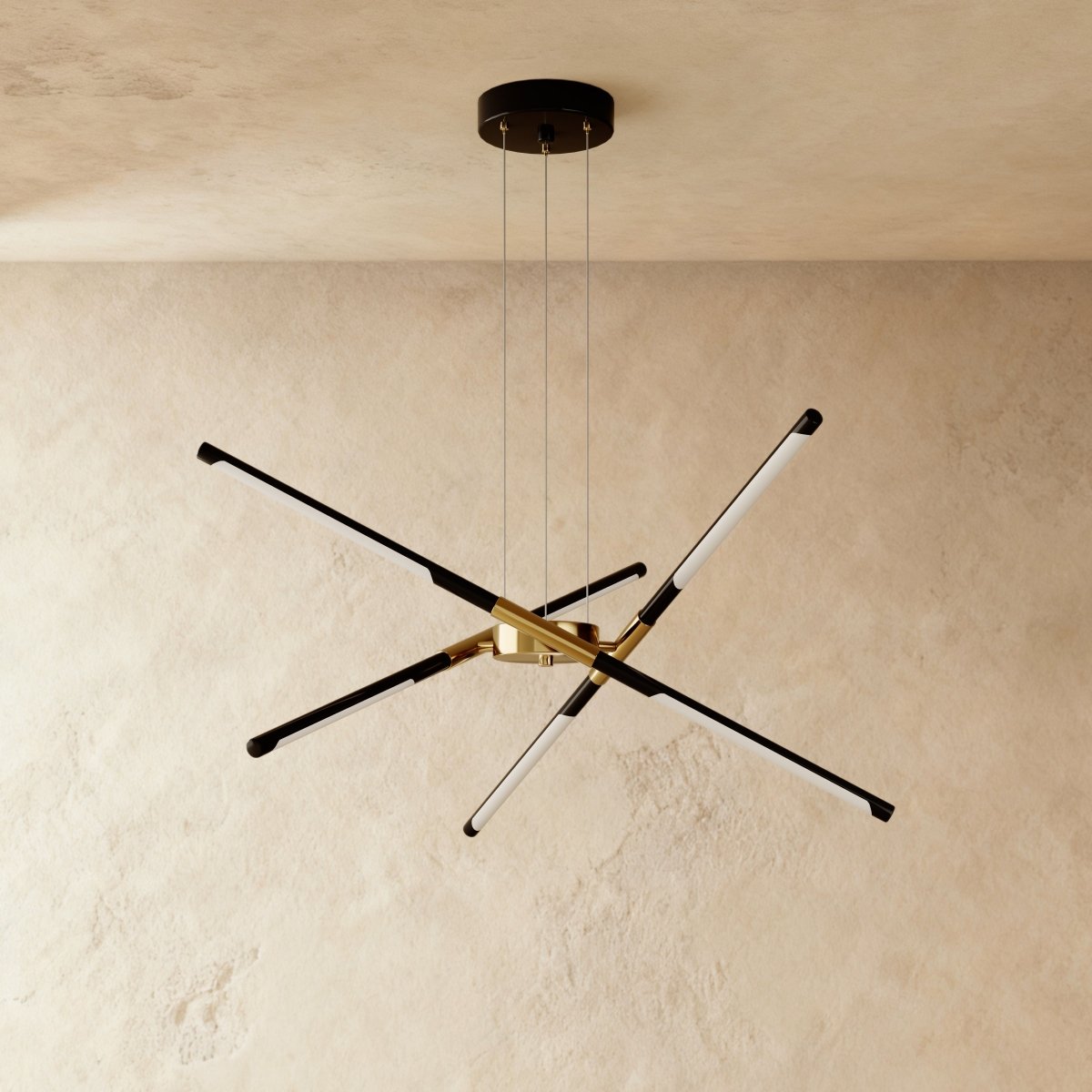 Freyza - Luminara | Elegant Contemporary Gold Finish Chandelier Lighting