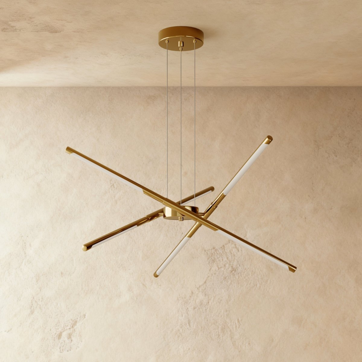 Freyza - Luminara | Elegant Contemporary Gold Finish Chandelier Lighting