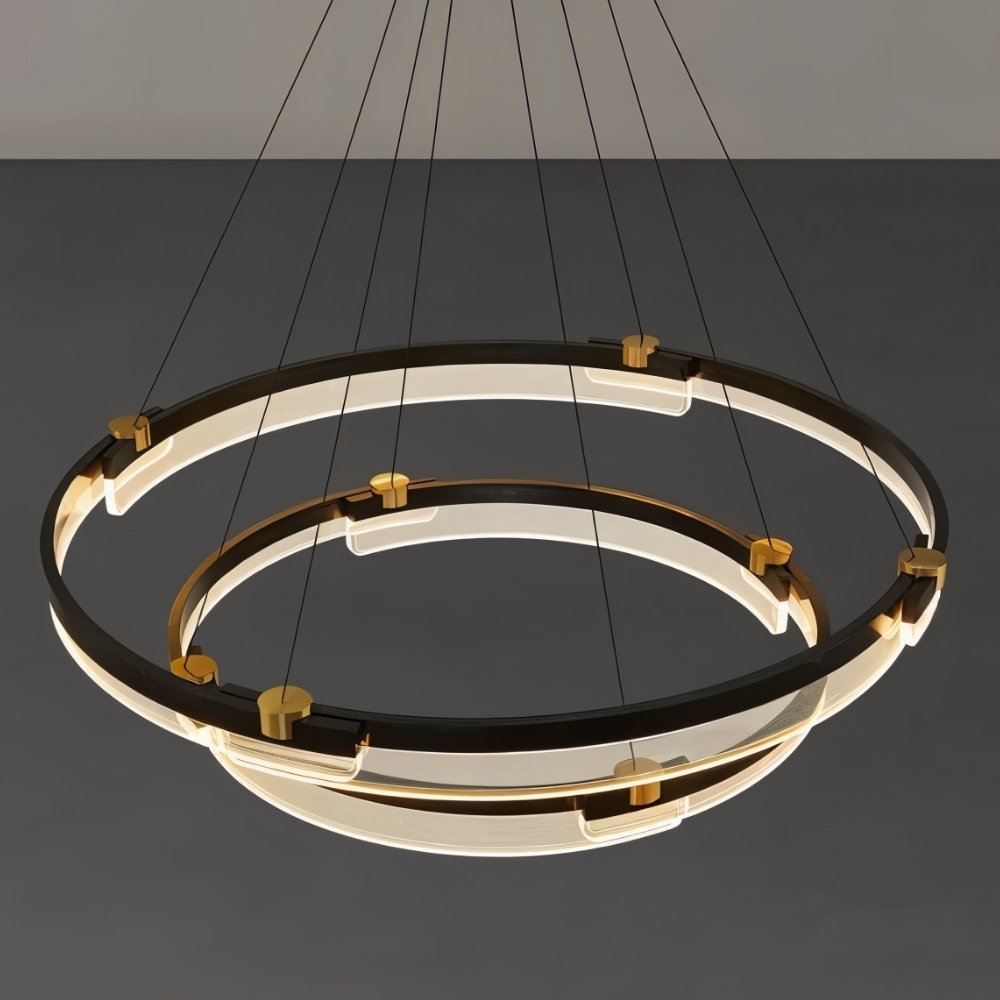 Freyza -  Elegant Dual-Ring Contemporary Chandelier Fixture