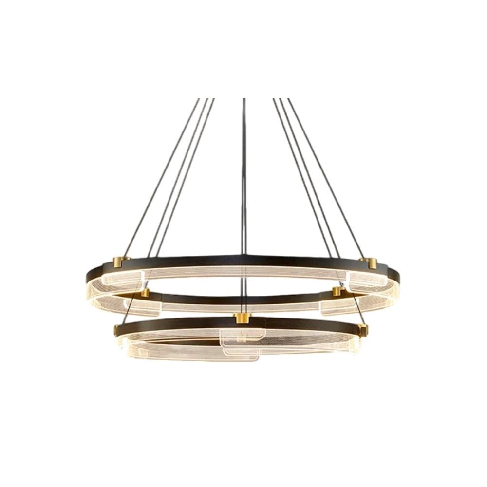 Freyza -  Elegant Dual-Ring Contemporary Chandelier Fixture