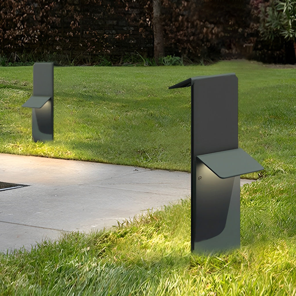 Luminara | Elegant Dual Panel Modern Solar Pathway Lights 0