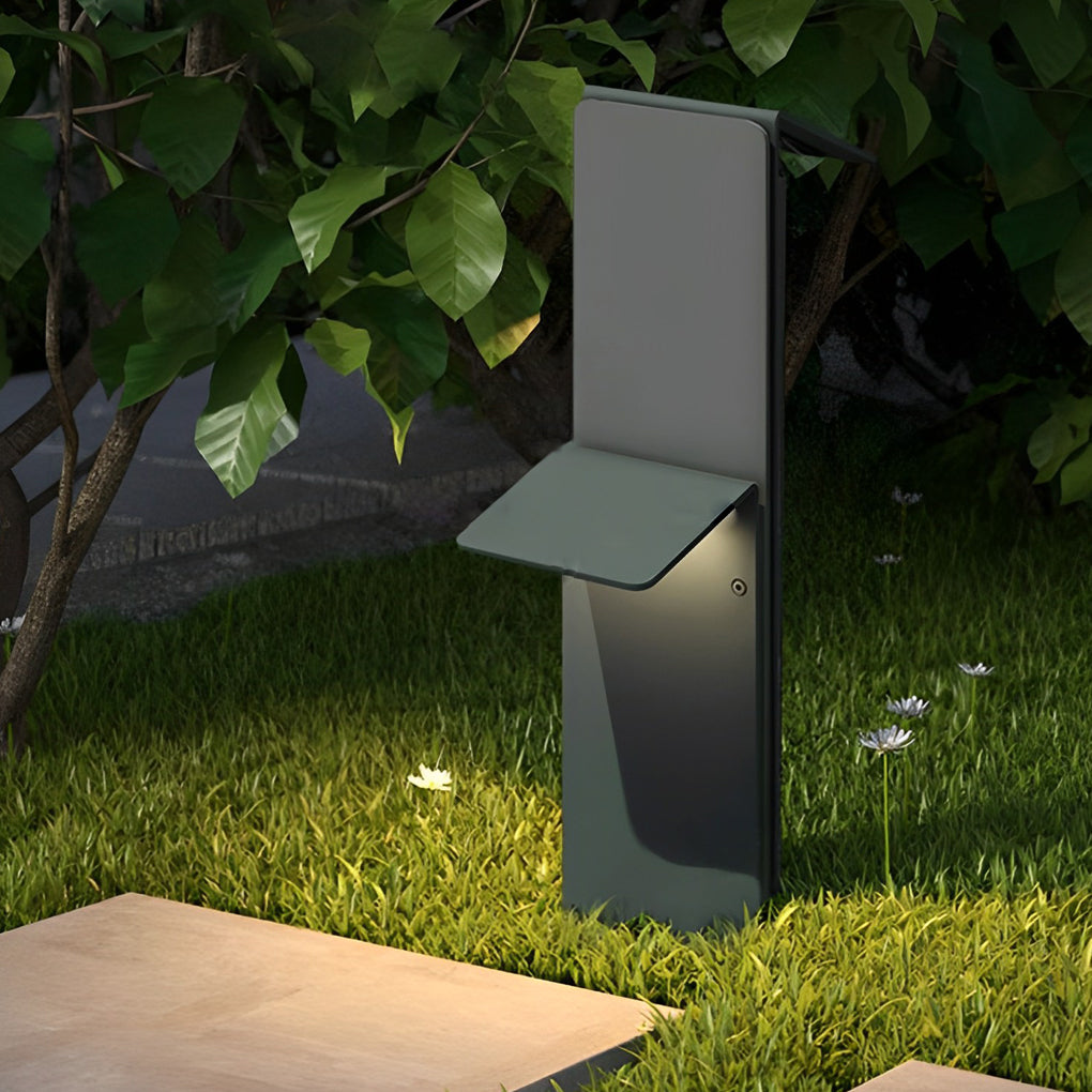 Luminara | Elegant Dual Panel Modern Solar Pathway Lights 1
