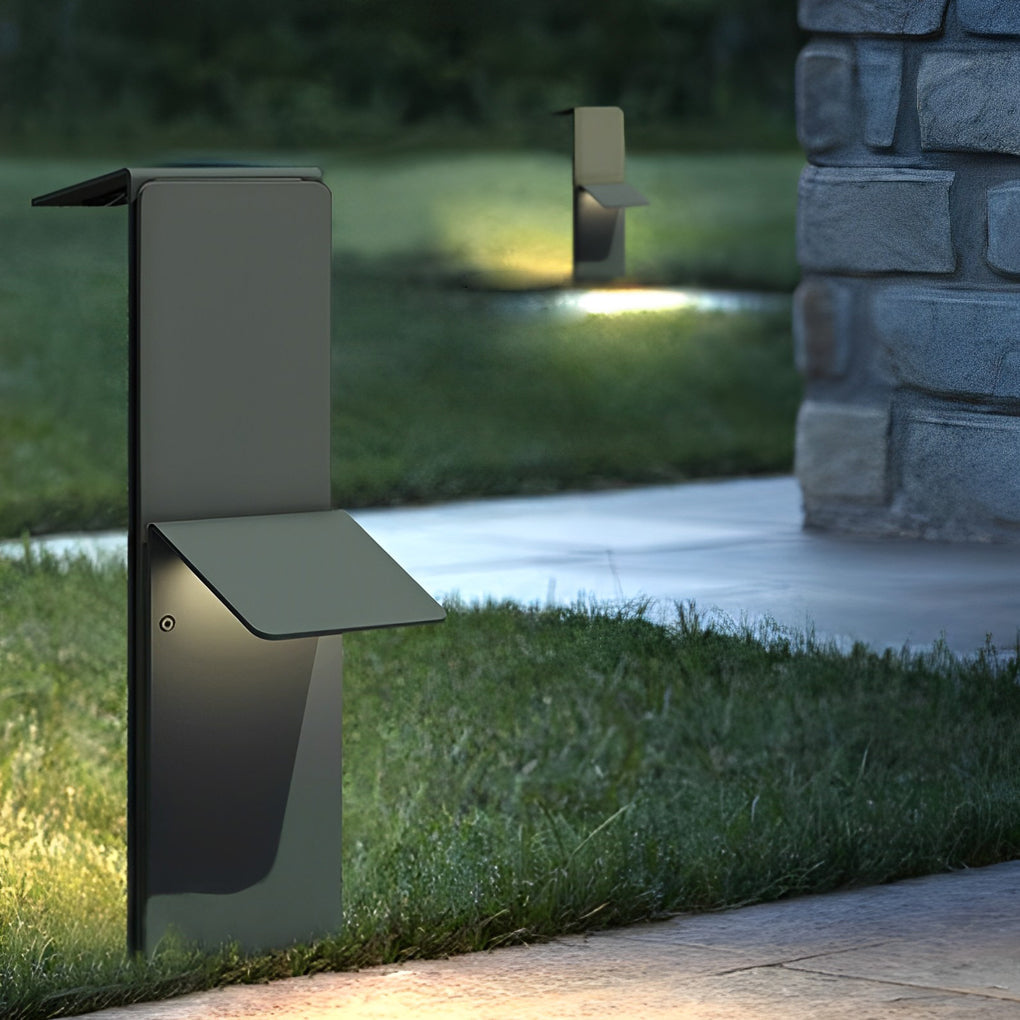 Luminara | Elegant Dual Panel Modern Solar Pathway Lights 2