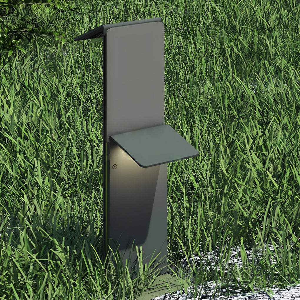 Luminara | Elegant Dual Panel Modern Solar Pathway Lights 3