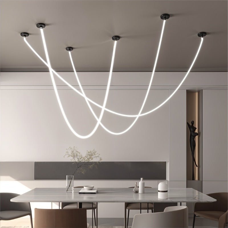 Freyza - Luminara | Elegant Flowing LED Chandelier for Sophisticated Spaces
