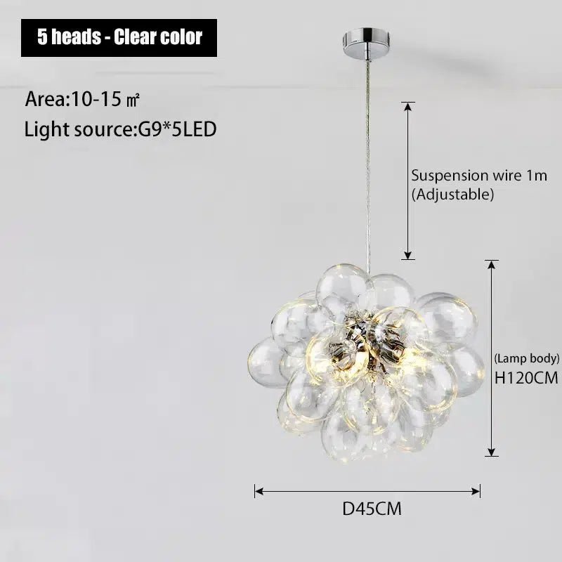 Freyza - Luminara | Elegant Glass Pendant Dining Room Chandelier Collection