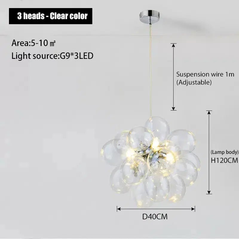 Freyza - Luminara | Elegant Glass Pendant Dining Room Chandelier Collection