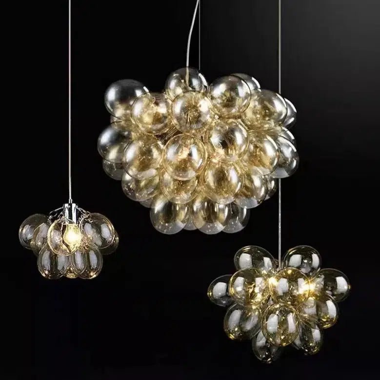 Freyza - Luminara | Elegant Glass Pendant Dining Room Chandelier Collection
