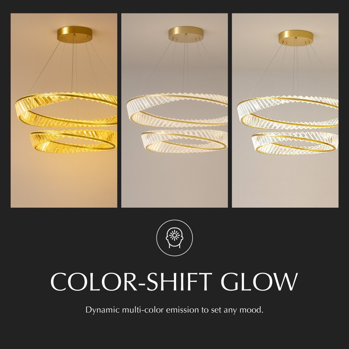 Freyza - Luminara | Elegant Modern 2-Tier Crystal Chandelier Light Fixture