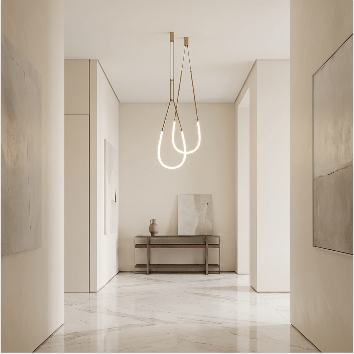 Freyza - Luminara | Elegant Modern Aluminum Dining Room Chandelier Light