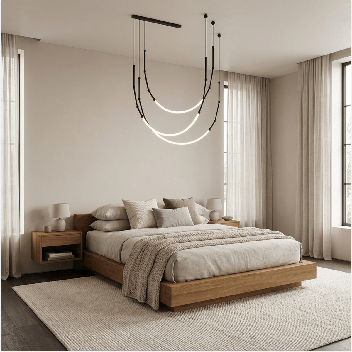 Freyza - Luminara | Elegant Modern Aluminum Dining Room Chandelier Light