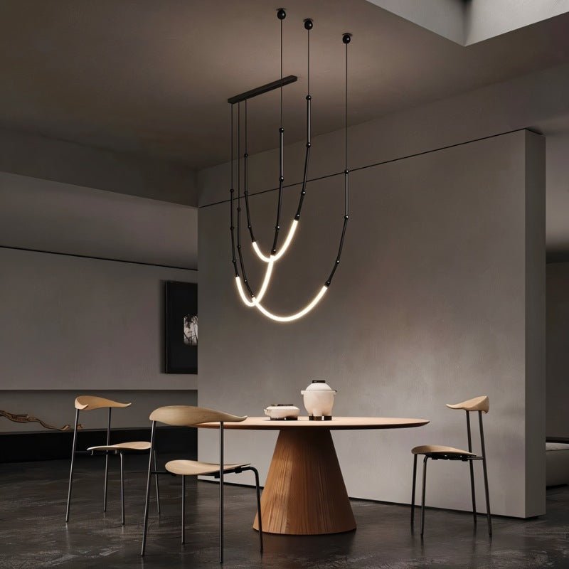 Freyza - Luminara | Elegant Modern Aluminum Dining Room Chandelier Light
