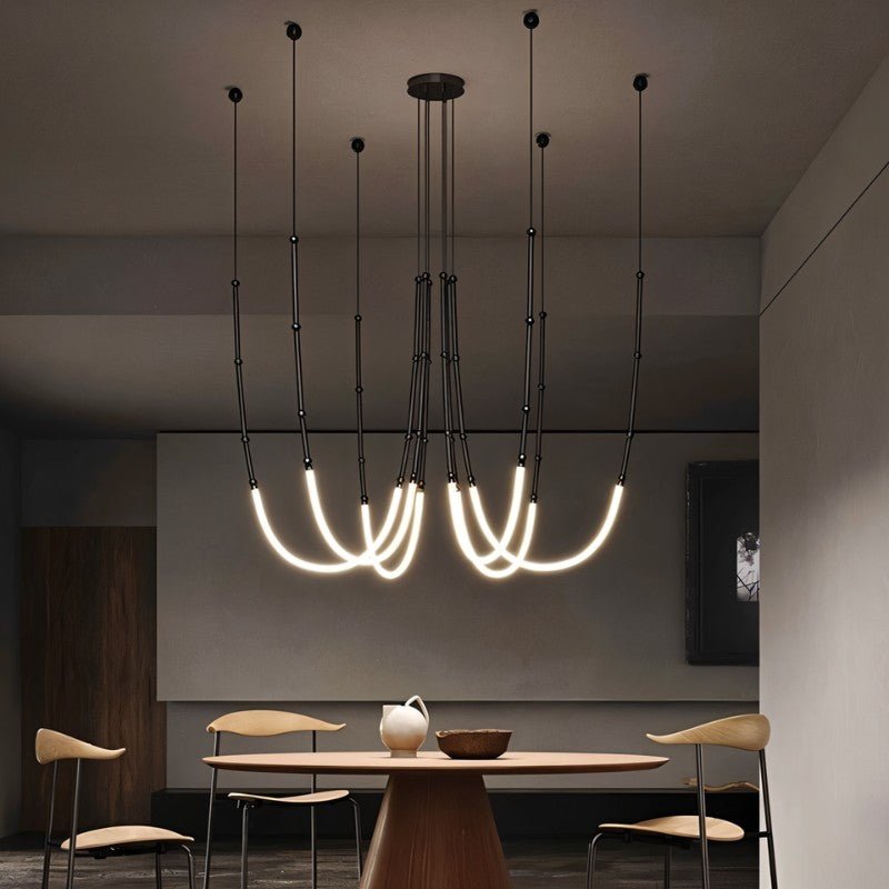 Freyza - Luminara | Elegant Modern Aluminum Dining Room Chandelier Light