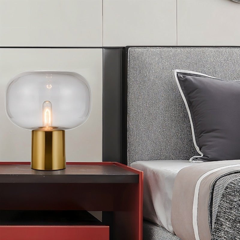 Luminara | Elegant Modern Aluminum Glass Table Lamp 3