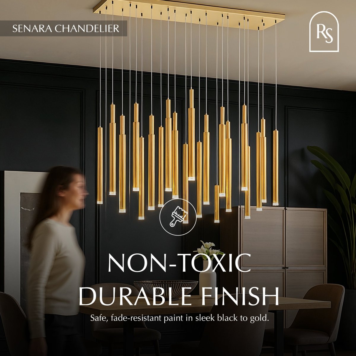 Freyza - Luminara | Elegant Modern Aluminum Pendant Chandelier