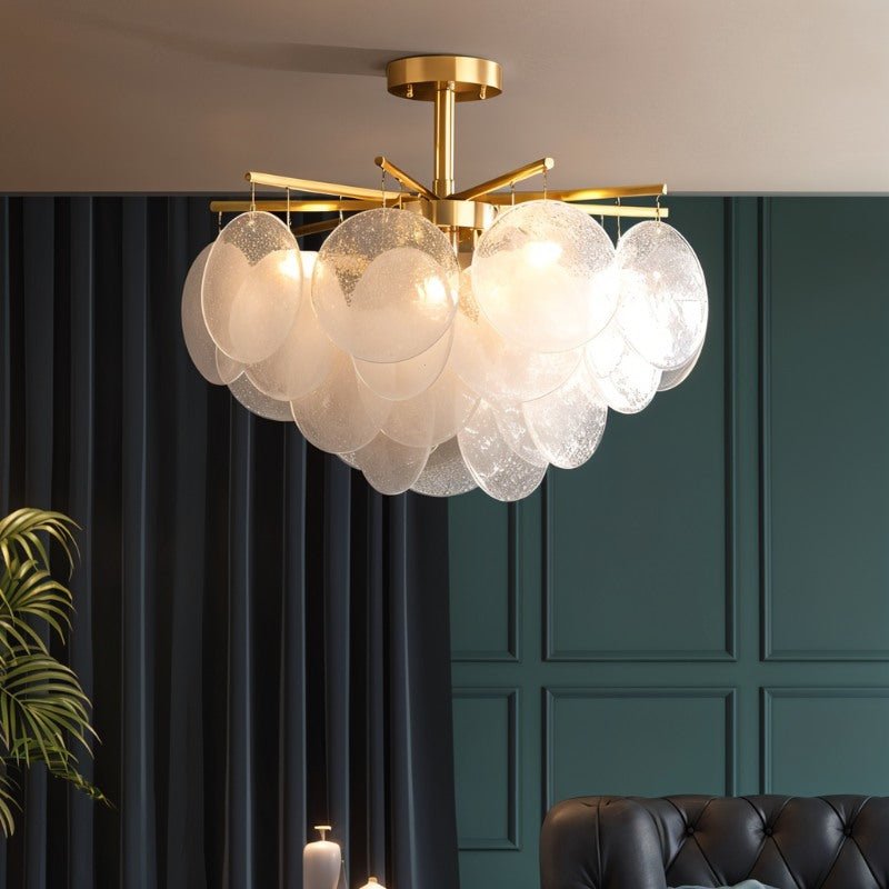 Freyza - Luminara | Elegant Modern Art Deco Glass Chandelier