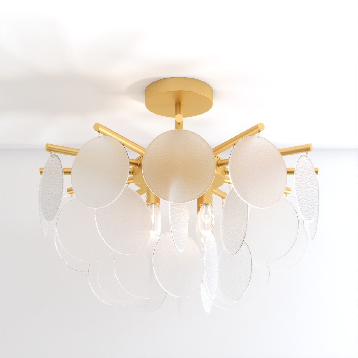 Freyza - Luminara | Elegant Modern Art Deco Glass Chandelier
