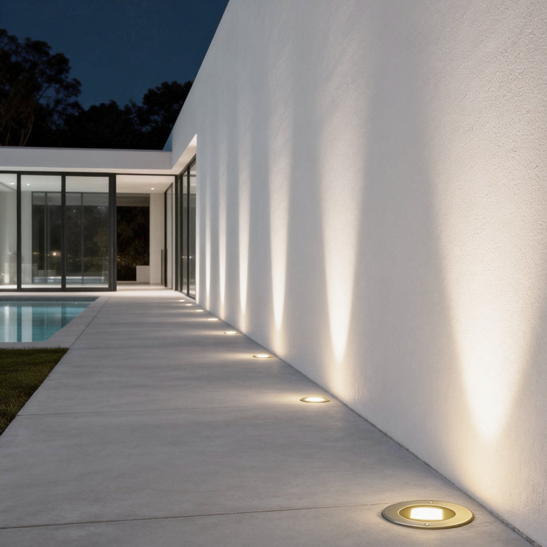 Luminara | Elegant Modern Black LED Recessed Deck Step Lights 2