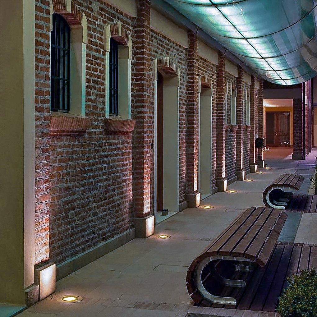 Luminara | Elegant Modern Black LED Recessed Deck Step Lights 6