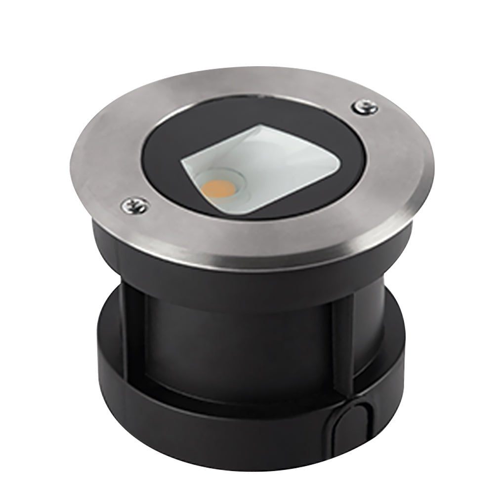 Luminara | Elegant Modern Black LED Recessed Deck Step Lights 7