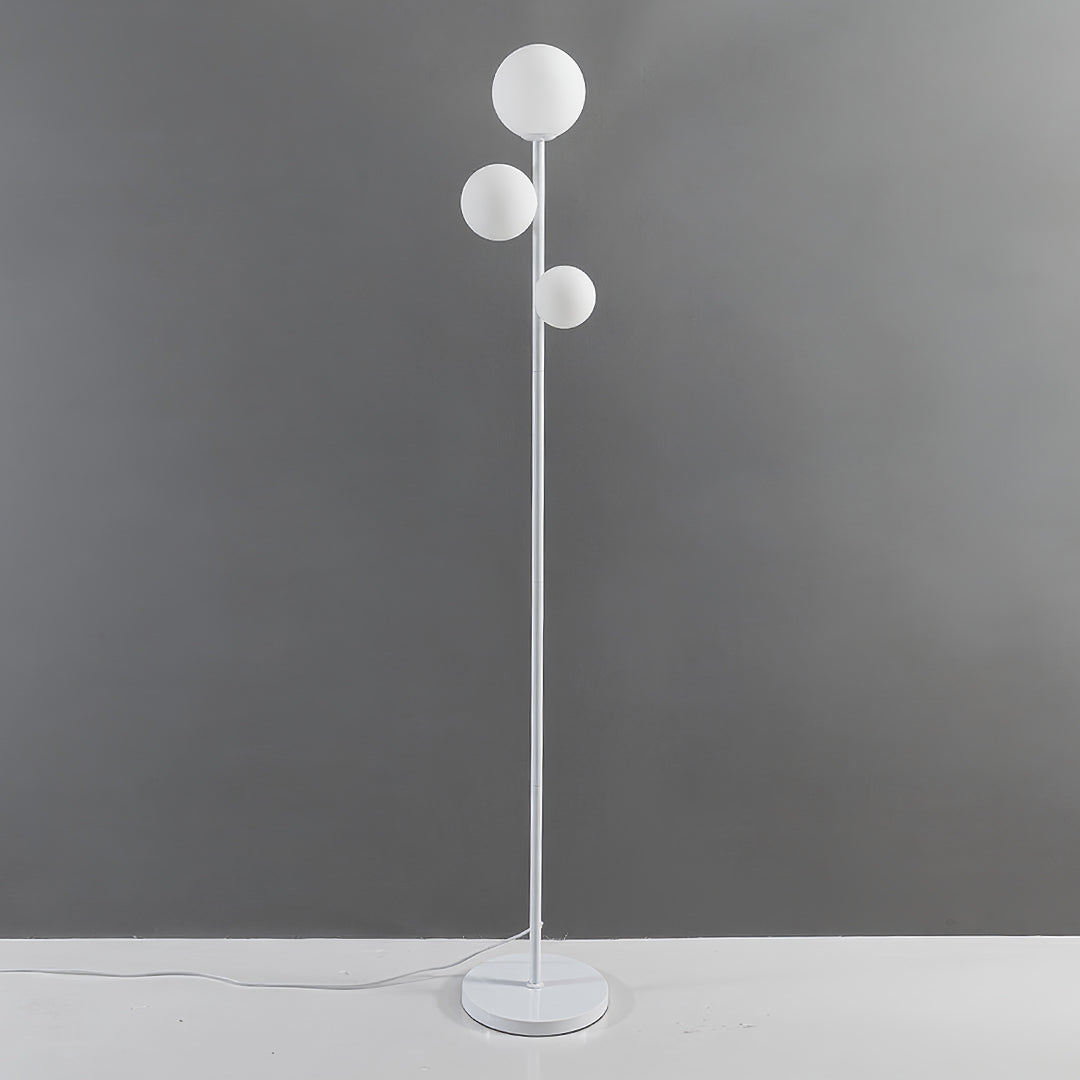 Luminara | Elegant Modern Black and Gold Floor Lamp with 3-Light Design 5