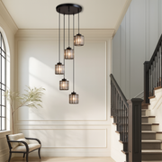 Freyza - Luminara | Élégant lustre moderne en cristal pour salle à manger