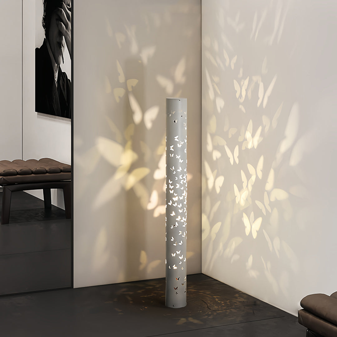 Luminara | Elegant Modern Floor Lamp with Butterfly Projection Design 3
